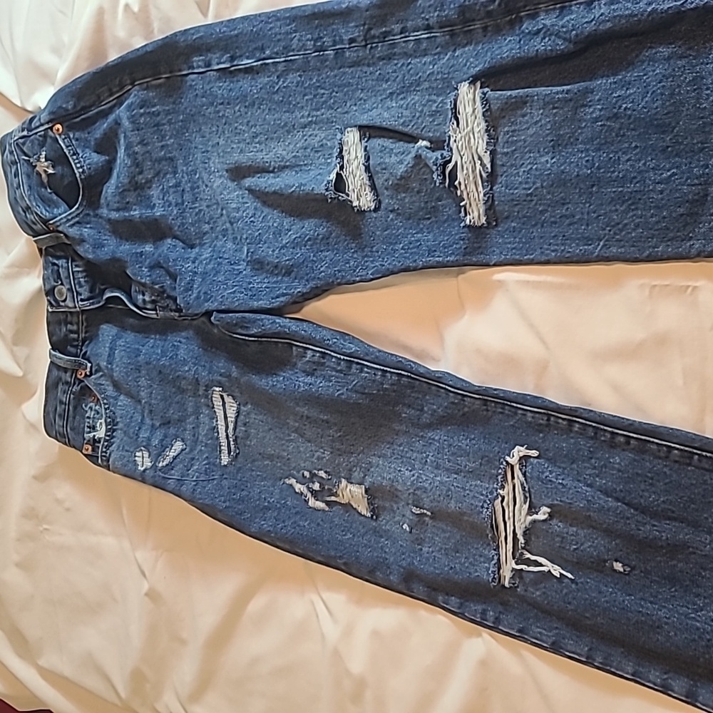 Levi 501 Button fly jeans size 25x30 - Picture 2 of 7
